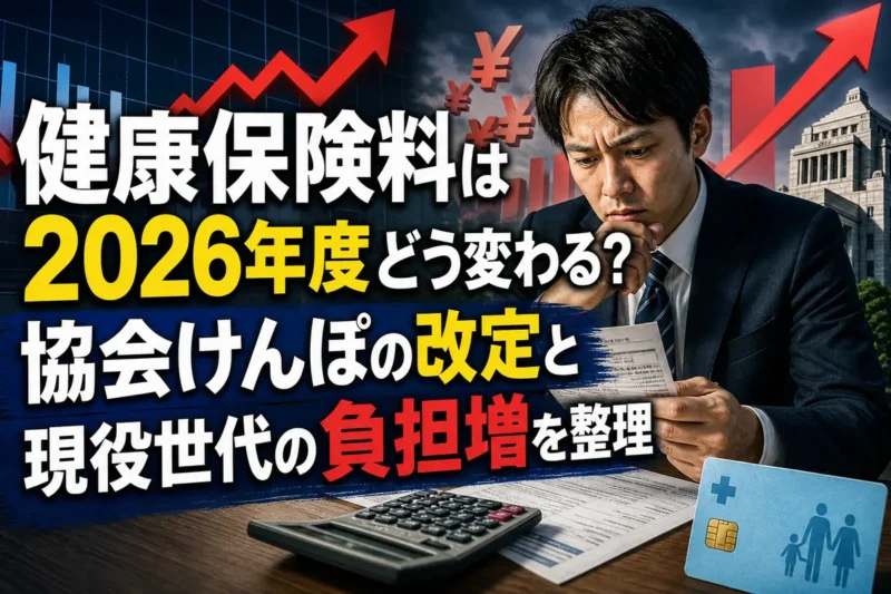 健康保険料は2026年度どう変わる？協会けんぽの改定と現役世代の負担増を整理