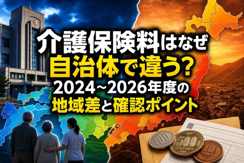 介護保険料はなぜ自治体で違う？2024〜2026年度の地域差と確認ポイント